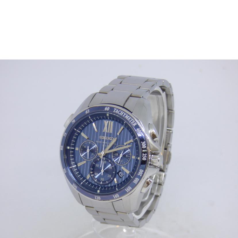SEIKO セイコー/クロノグラフ/電波ソーラー/8B82-0AL0//330***/Bランク/64