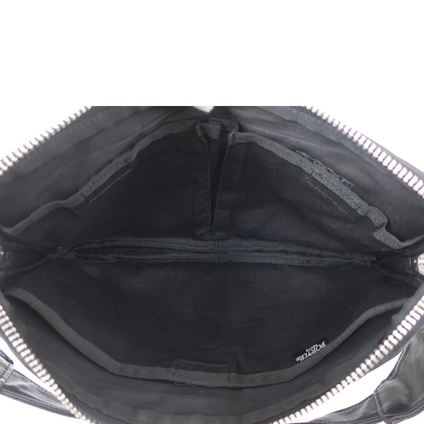 PORTER ポーター/フェイクレザーボディーバッグ ブラック//ABランク/65