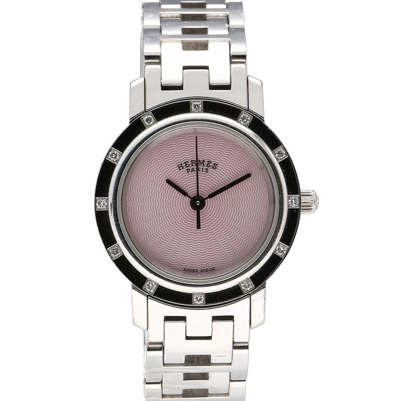 HERMES エルメス/クリッパーナクレ・12Pダイヤ/レディース/クオーツ/CL4.230//221****/ABランク/38