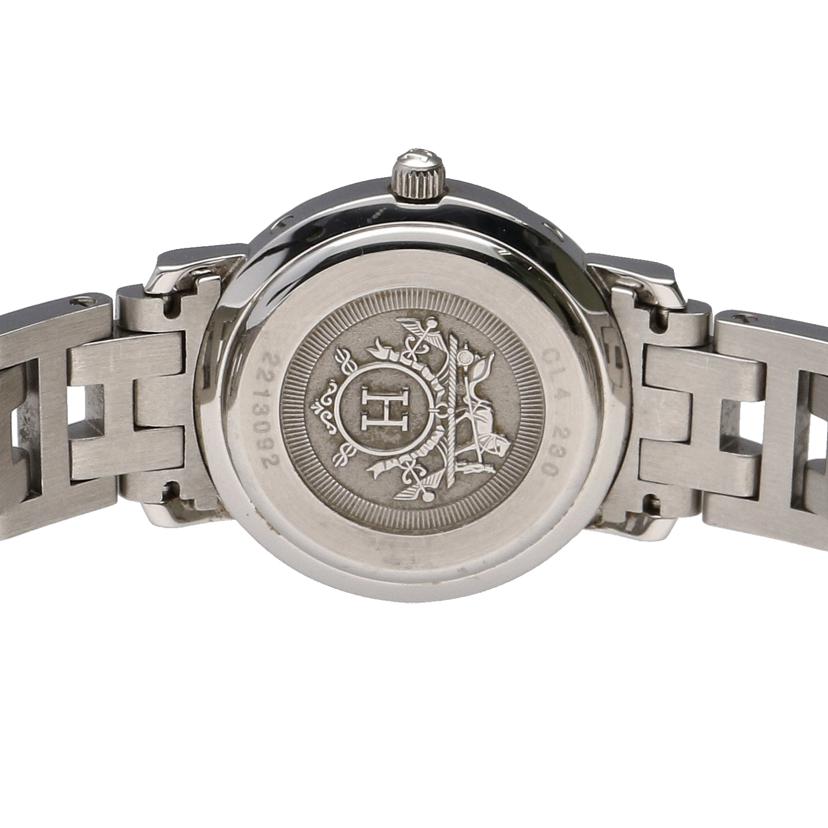 HERMES エルメス/クリッパーナクレ・12Pダイヤ/レディース/クオーツ/CL4.230//221****/ABランク/38