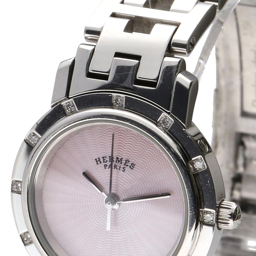 HERMES エルメス/クリッパーナクレ・12Pダイヤ/レディース/クオーツ/CL4.230//221****/ABランク/38