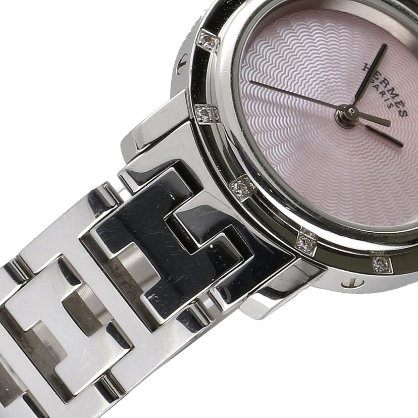 HERMES エルメス/クリッパーナクレ・12Pダイヤ/レディース/クオーツ/CL4.230//221****/ABランク/38