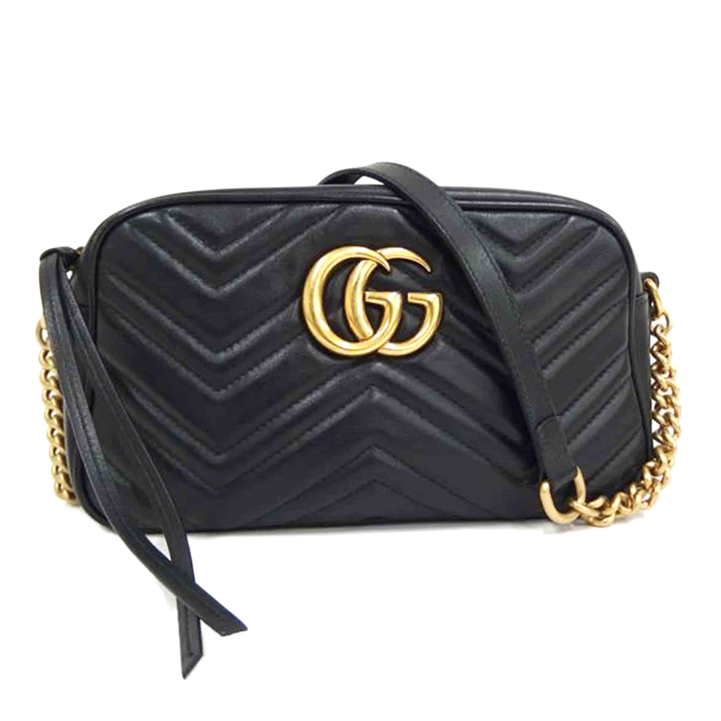 GUCCI グッチ/GGマーモントスモールショルダー/447632//520***/Aランク/82