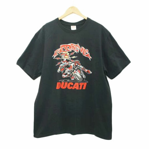Supreme シュプリーム/Supreme DUCATI黒Tシャツ//ABランク/78