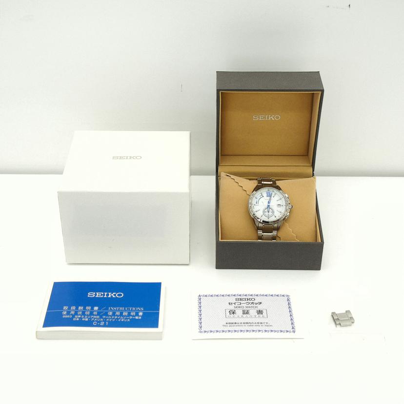 SEIKO セイコー/BRIGHTZ/エターナルブルー限定モデル/電波ソーラー/SAGA247//728****/Aランク/78