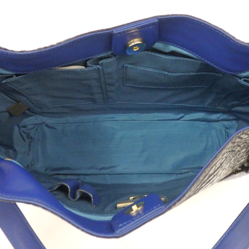 cocco cristallo コッコクリスターロ/クロコトートバッグ JRA//Aランク/77