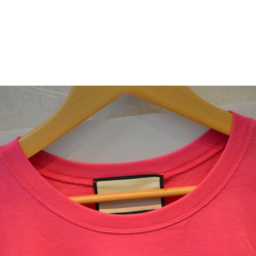 GUCCI グッチ/マニフェストロゴTシャツ/XSサイズ/ピンク/492347//Sランク/89