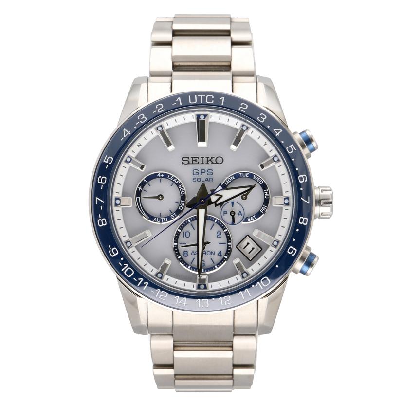 SEIKO セイコー/アストロン・ホワイト/SS/GPS電波ソーラー/SBXC013//950***/ABランク/01