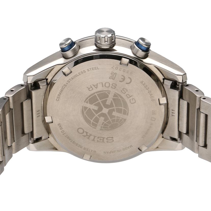 SEIKO セイコー/アストロン・ホワイト/SS/GPS電波ソーラー/SBXC013//950***/ABランク/01