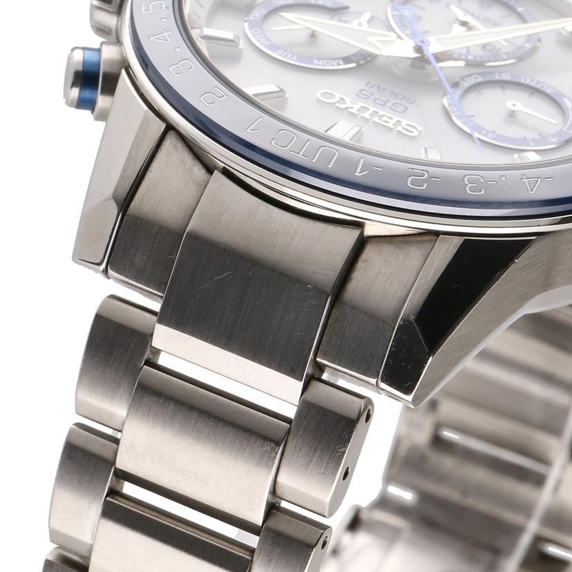 SEIKO セイコー/アストロン・ホワイト/SS/GPS電波ソーラー/SBXC013//950***/ABランク/01