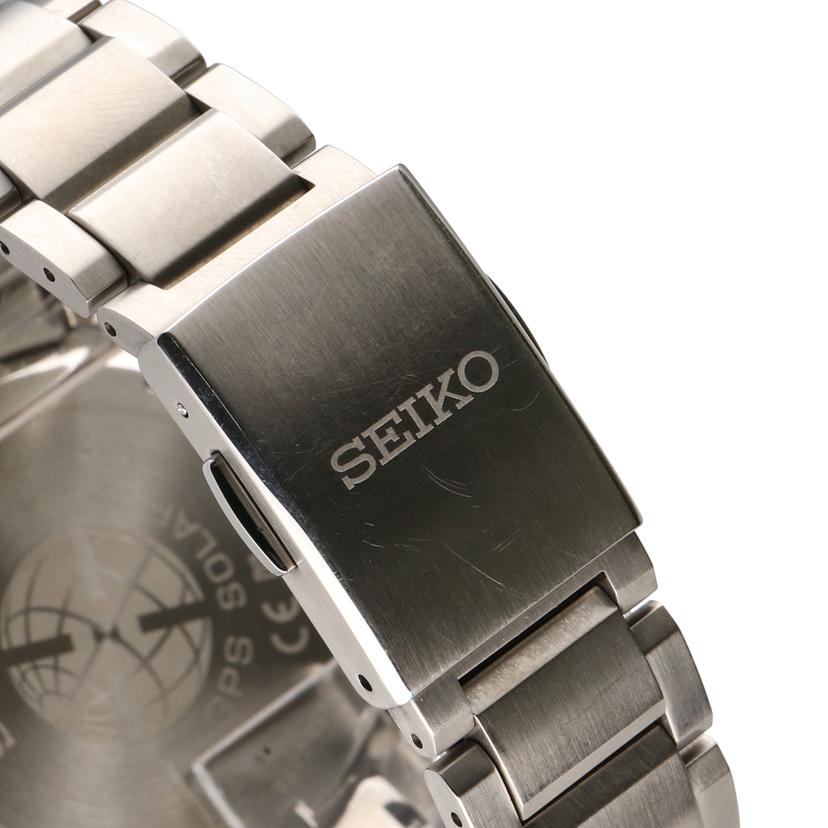 SEIKO セイコー/アストロン・ホワイト/SS/GPS電波ソーラー/SBXC013//950***/ABランク/01