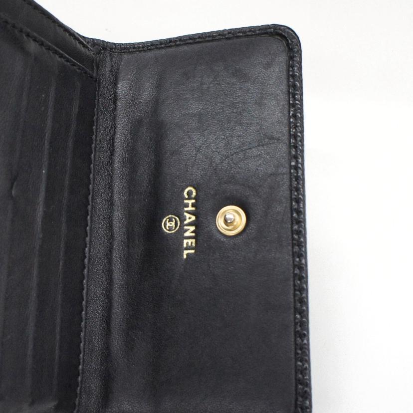 CHANEL シャネル/ココマーク三つ折り財布/キャビアスキン/A13226//680****/ABランク/93