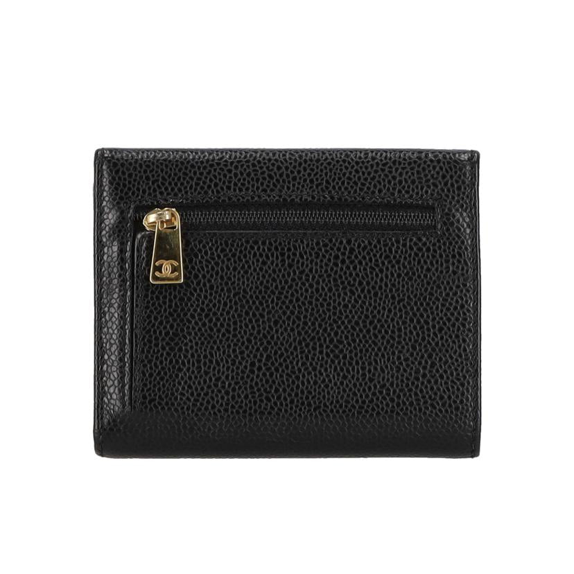 CHANEL シャネル/ココマーク三つ折り財布/キャビアスキン/A13226//680****/ABランク/93