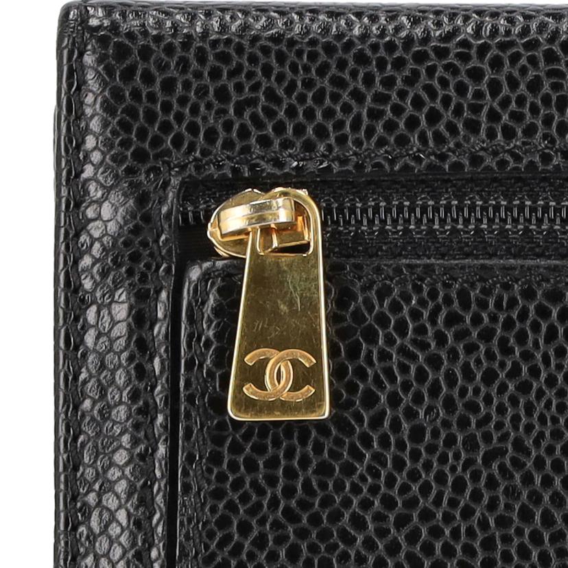 CHANEL シャネル/ココマーク三つ折り財布/キャビアスキン/A13226//680****/ABランク/93