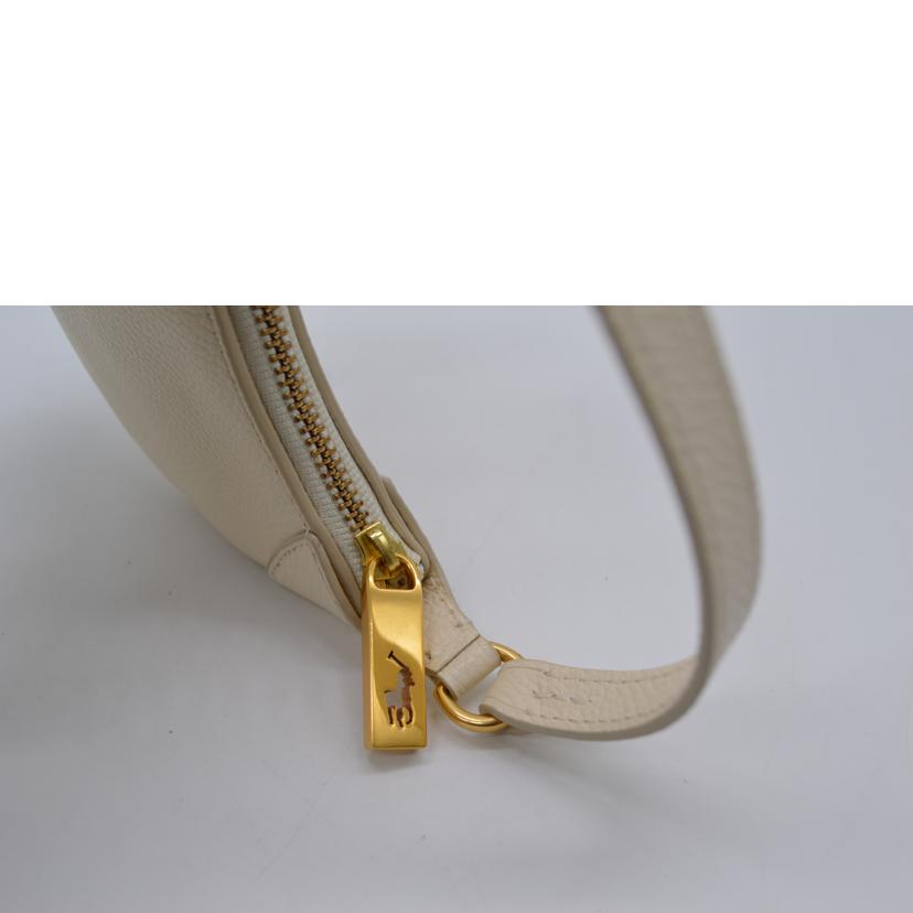 Ralph Lauren ラルフローレン/Polo ID レザーカードケース/ホワイト/WAPOSLG02320048100//Aランク/89