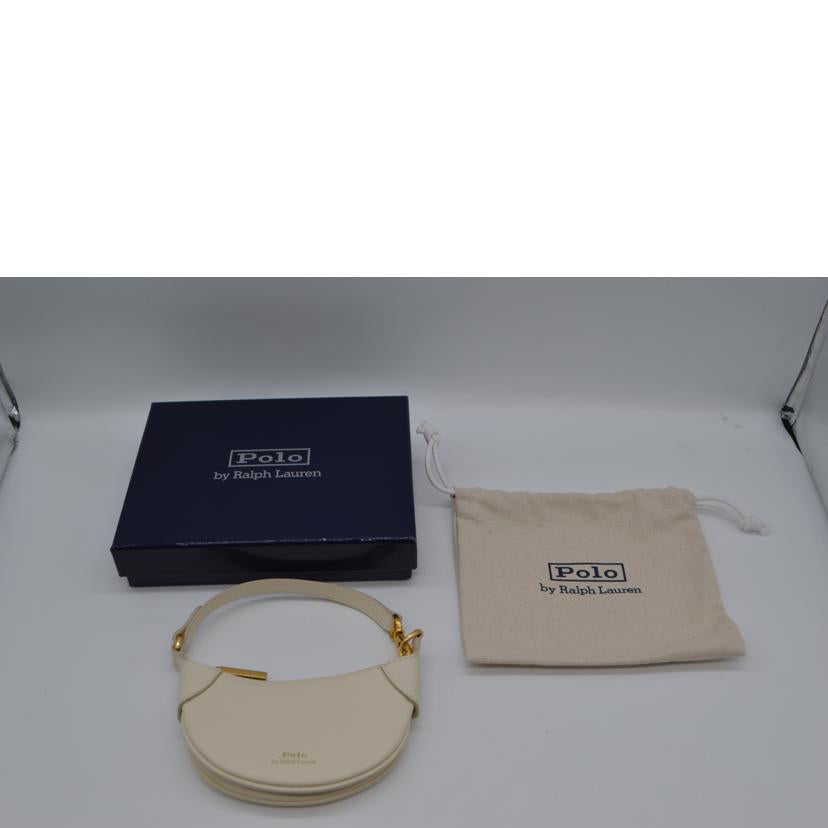 Ralph Lauren ラルフローレン/Polo ID レザーカードケース/ホワイト/WAPOSLG02320048100//Aランク/89