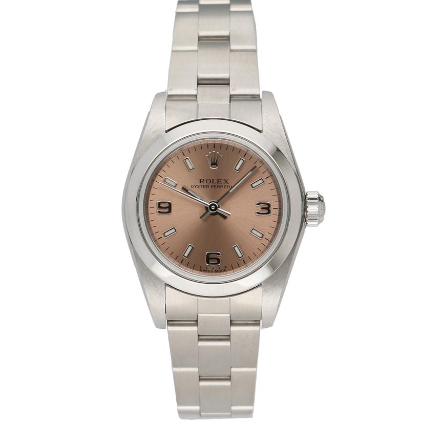ROLEX ロレックス/オイスターパーペチュアルレディース/ピンクダイアル/76080//Y30****/Aランク/19