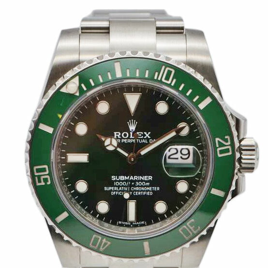 ROLEX ロレックス/サブマリーナデイト新型/グリーン文字盤/116610LV//8K9************/Aランク/89