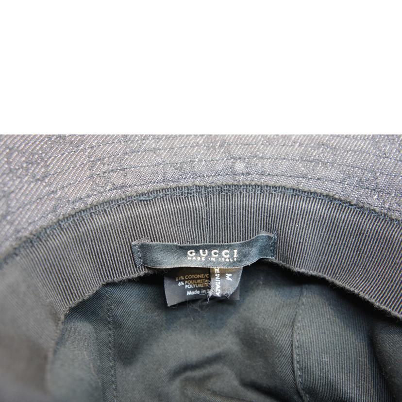 GUCCI グッチ/GGキャンバスバケットハットブラック//ABランク/92