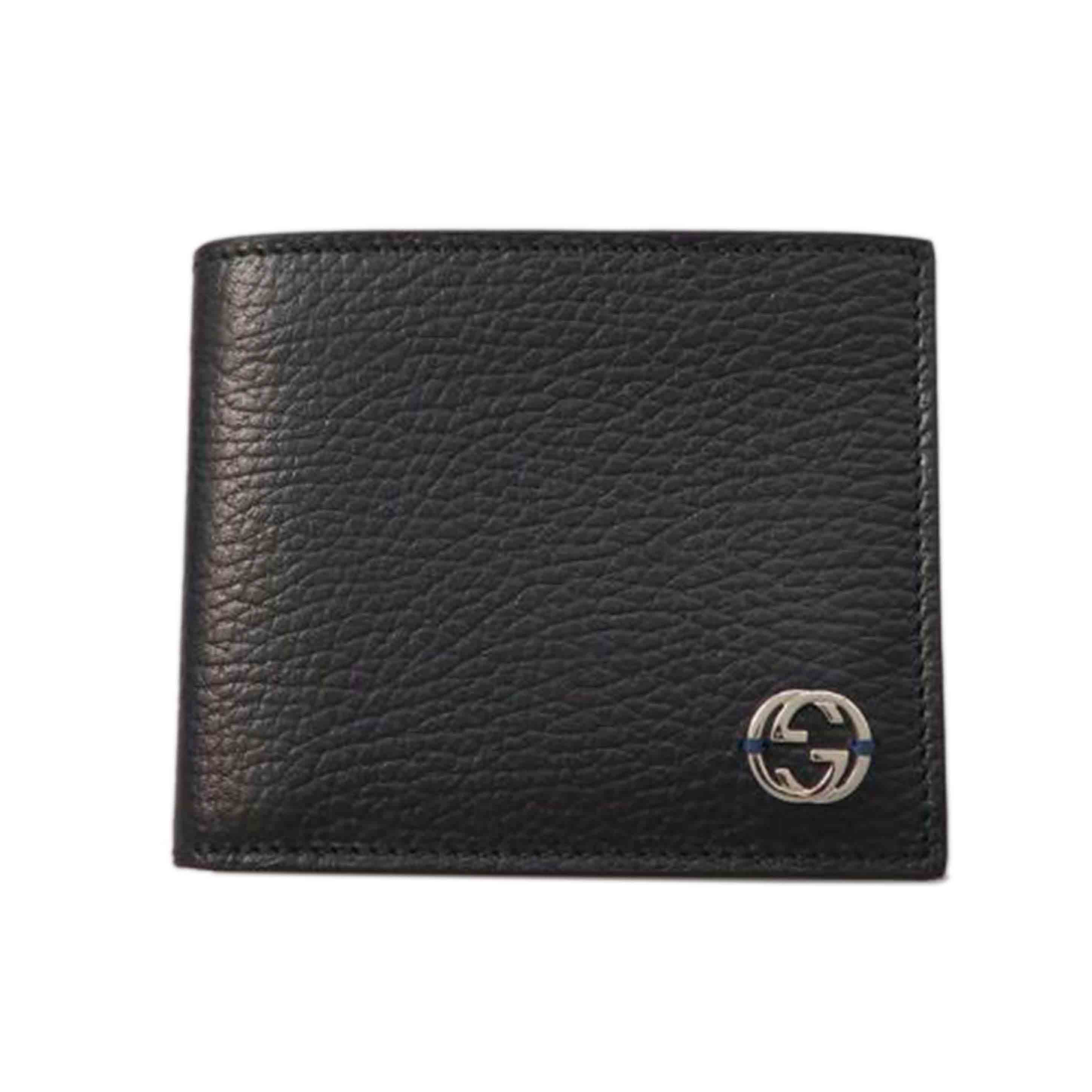 GUCCI グッチ/インターロッキングG折りたたみ財布/ブルー/610466//041*/SAランク/76