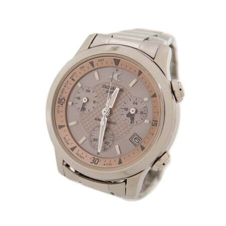 CASIO カシオ 腕時計 ピンク文字盤 ステンレス/オシアナス/クロノグラフ/電波ソーラー/OCW-10//501***/Bランク/69
