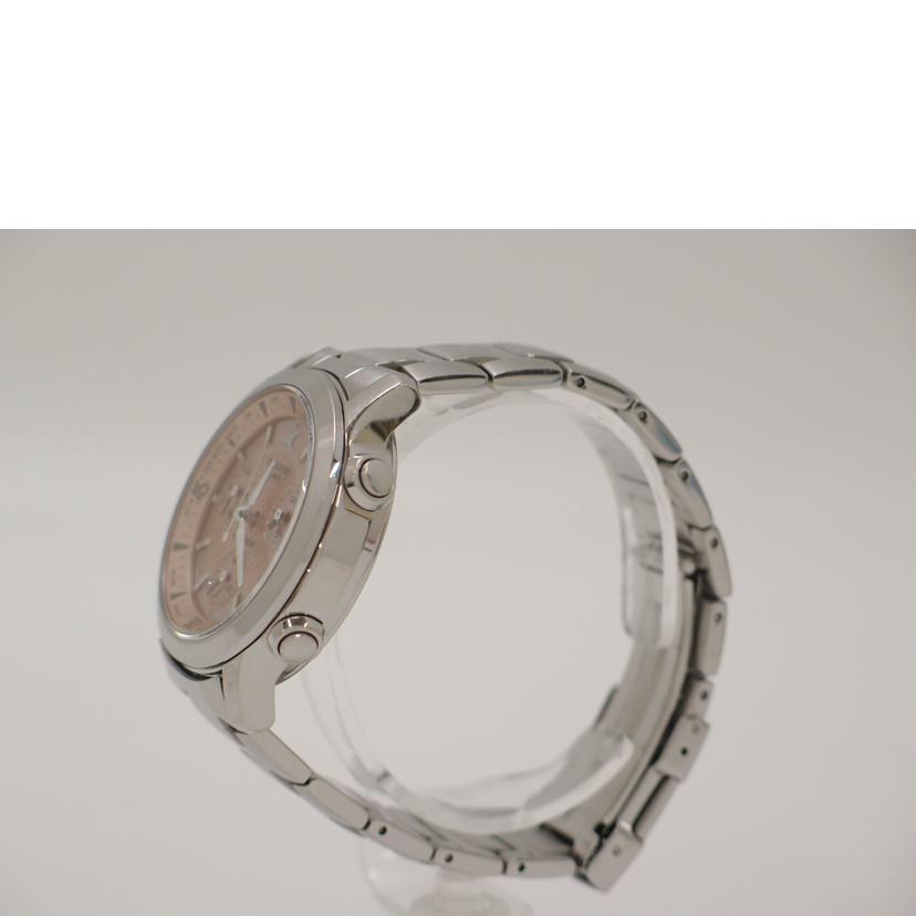CASIO カシオ 腕時計 ピンク文字盤 ステンレス/オシアナス/クロノグラフ/電波ソーラー/OCW-10//501***/Bランク/69