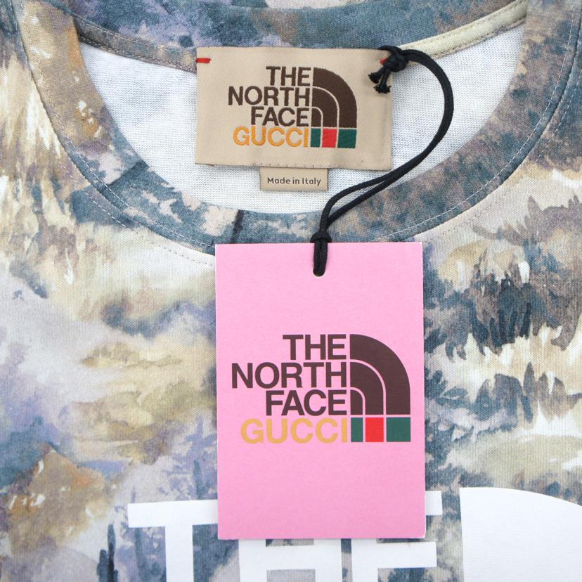 GUCCI×THE NORTH FACE グッチ×ノースフェイス GUCCI×THE NORTH FACE 迷彩カットソー サイズS/GUCCI×THE NORTH FACE 迷彩カットソー/WNO672475XJDTA//RFI***/Aランク/37