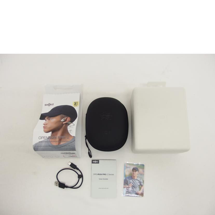 SHOKZ ショックス/OPENRUN PRO2 大迫傑モデル 骨伝導ワイヤレスイヤホン/SHOKZ S820//S8204450029903/ABランク/04