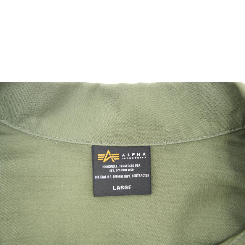 PEANUTxALPHA アルファ/ベトジャン風長袖シャツ/TS5146-021//サイズ:L/ABランク/75