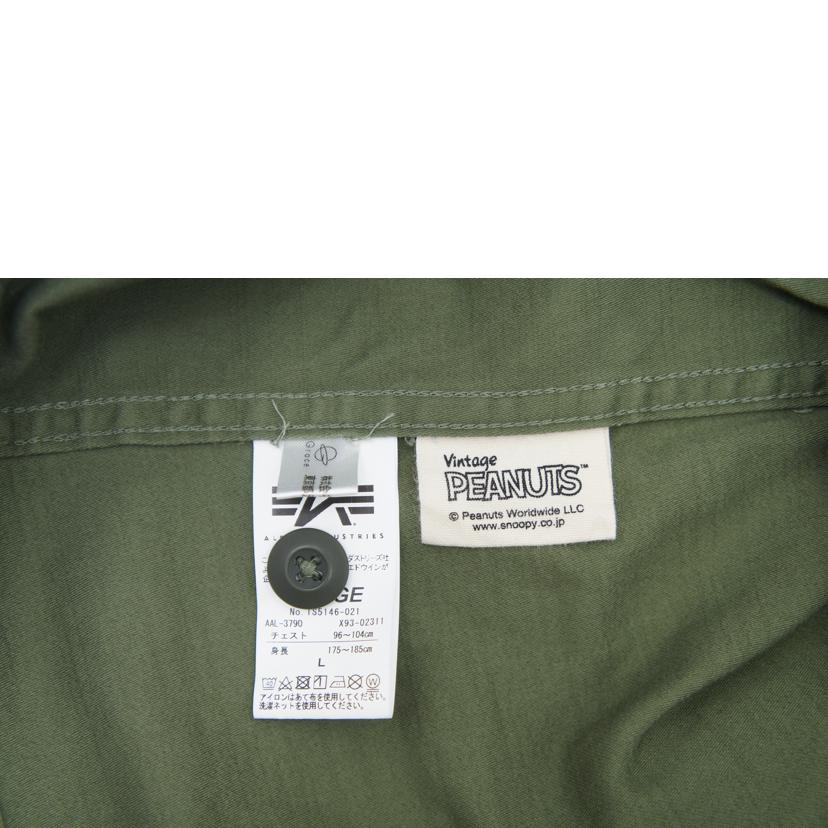 PEANUTxALPHA アルファ/ベトジャン風長袖シャツ/TS5146-021//サイズ:L/ABランク/75