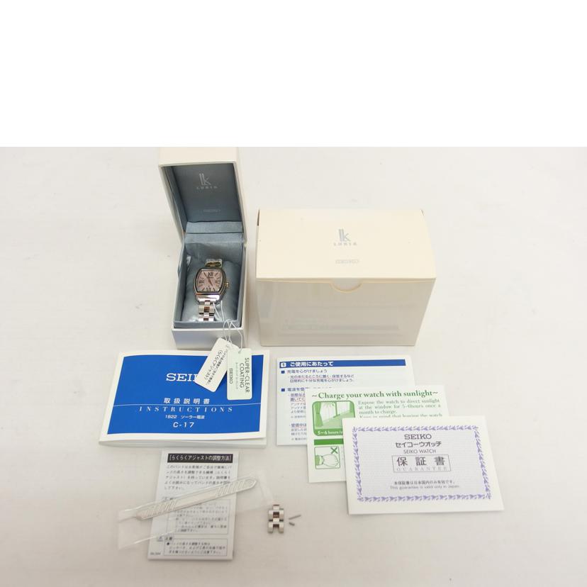 SEIKO セイコー/ルキア/アナログ/ソーラー/LUKIA/レディース/1B22-0AZ0//570***/Aランク/04
