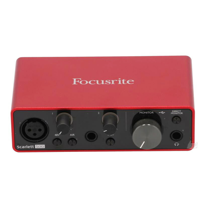 FOCUSRITE フォーカスライト/オーディオインターフェース/Scarlett solo 3rd Gen//Y72Q26M074DB0F/Aランク/84