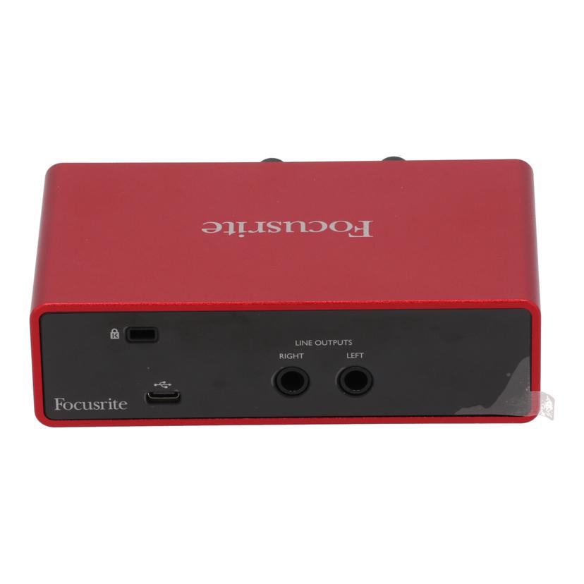 FOCUSRITE フォーカスライト/オーディオインターフェース/Scarlett solo 3rd Gen//Y72Q26M074DB0F/Aランク/84