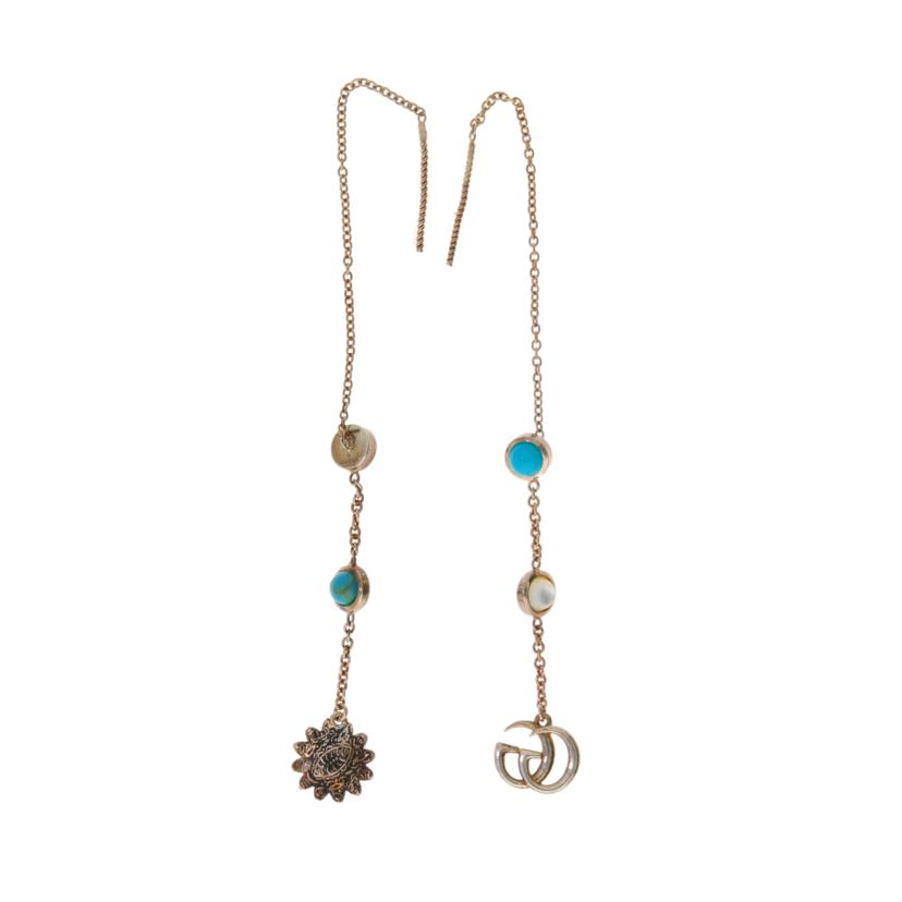 GUCCI グッチ/Ag925 ダブルGフラワーピアス/★1697/AR//4217G 8402/Bランク/37