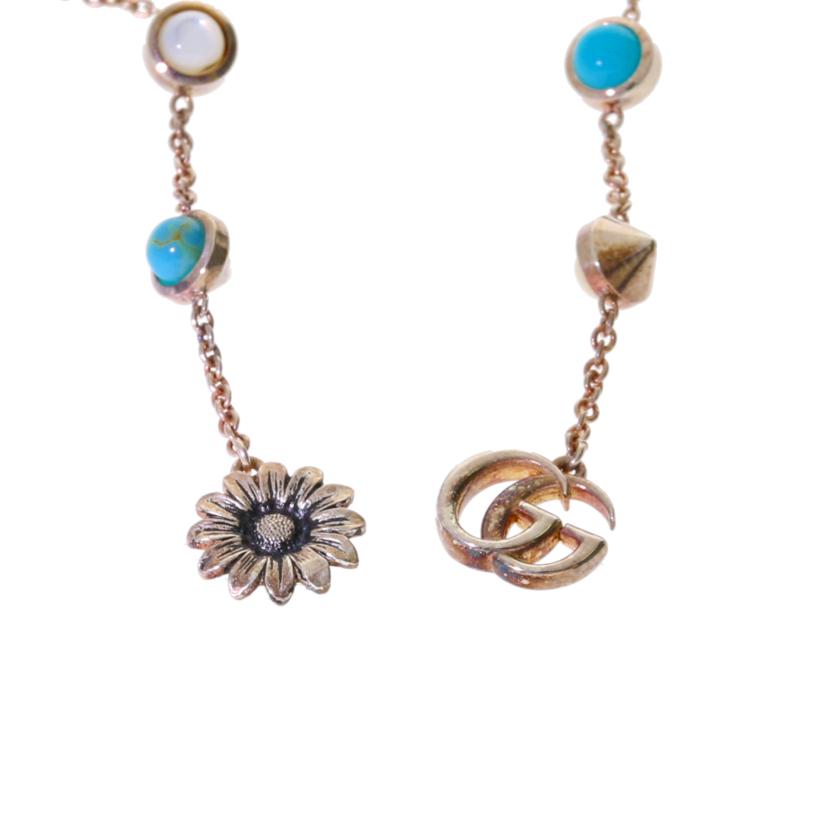 GUCCI グッチ/Ag925 ダブルGフラワーピアス/★1697/AR//4217G 8402/Bランク/37