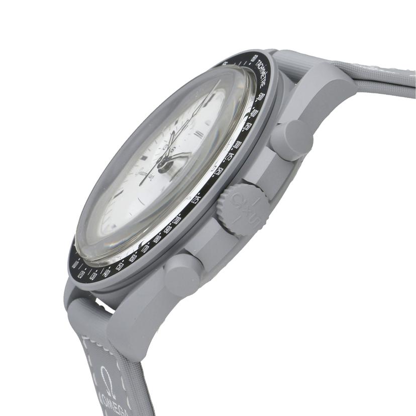 OMEGA×Swatch オメガ×スオッチ/バイオセラミックムーンスオッチ1965/クオーツ/S003M106//SAランク/94