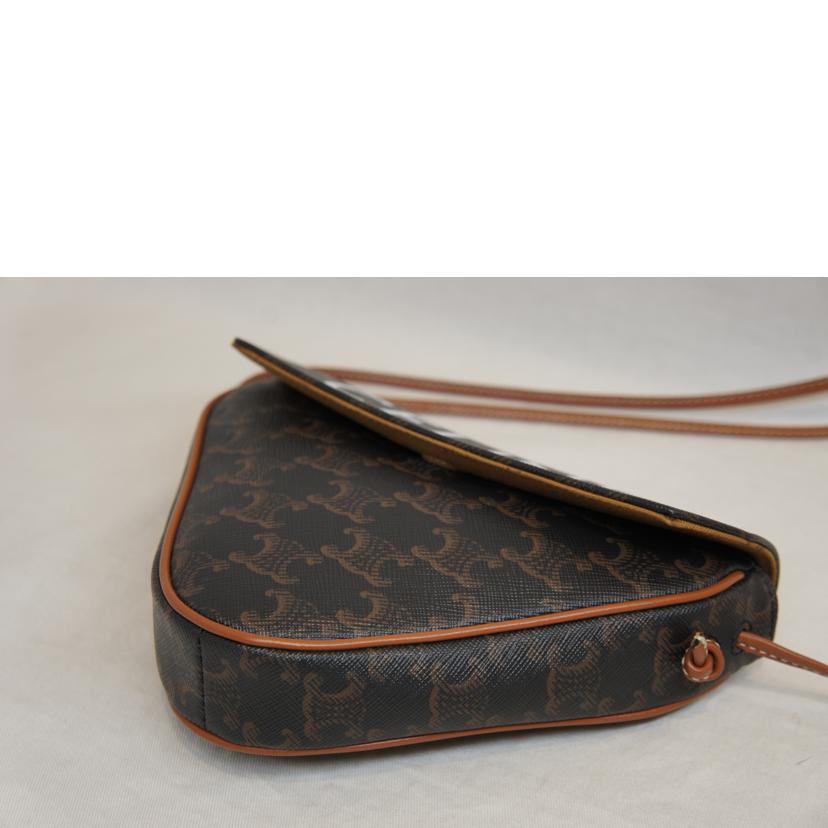 CELINE セリーヌ/トリオンフ/トライアングルショルダーポシェット//S-C******/SAランク/92