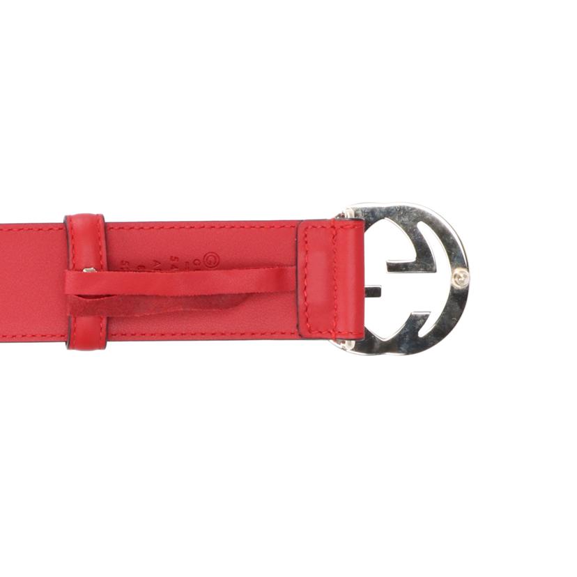 GUCCI グッチ/インターロックングG/レザーベルト/546386//サイズ:75-85/ABランク/91