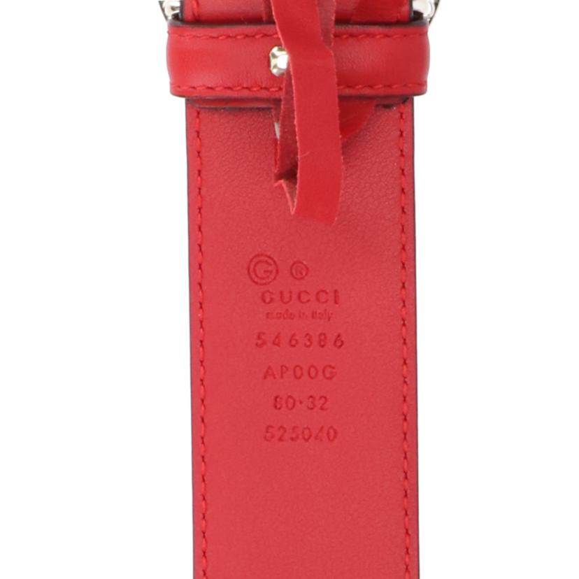 GUCCI グッチ/インターロックングG/レザーベルト/546386//サイズ:75-85/ABランク/91