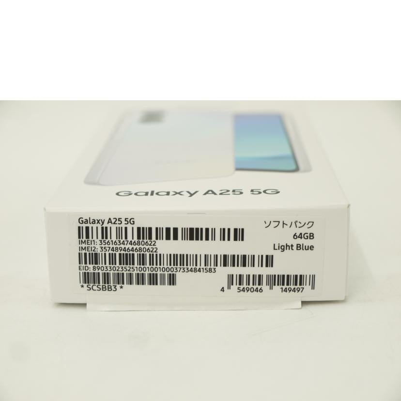 SAMSUNG/Softbank サムスン/ソフトバンク/GalaxyA25 5G 64GB/スマートフォン/GalaxyA25 5G//356163474680622/Sランク/69