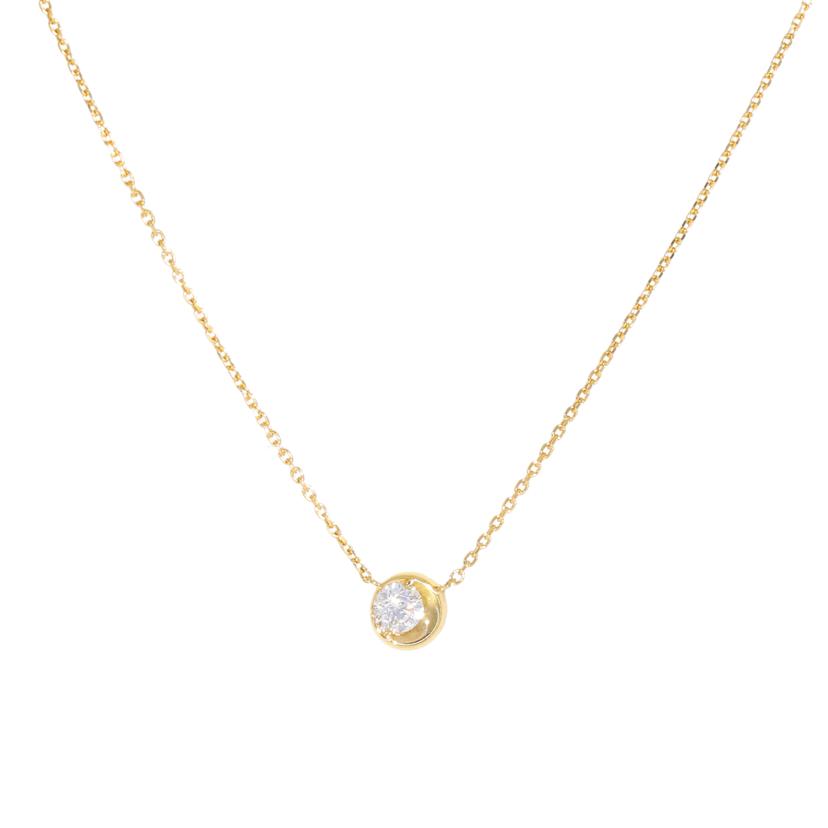 STAR JEWELRY スタージュエリー/K18ネックレス MOONSETTING/2ZN1607//Aランク/09