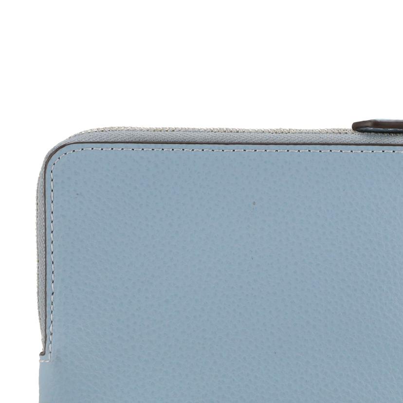 COACH コーチ/ペブルドレザー ダブルコーナー ジップリストレット/F87590//M18**/SAランク/75