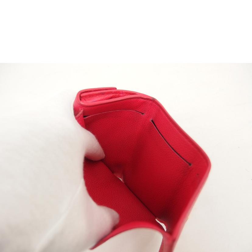 LV ルイ・ヴィトン/ポルトフォイユ ロックミニ/フューシャ/M80087//UB5***/Bランク/04