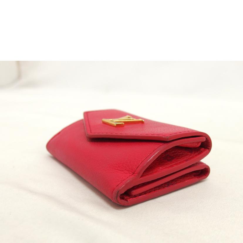 LV ルイ・ヴィトン/ポルトフォイユ ロックミニ/フューシャ/M80087//UB5***/Bランク/04