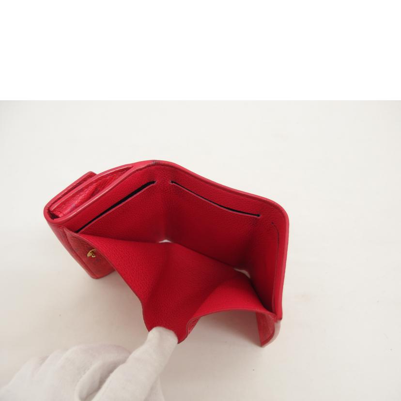 LV ルイ・ヴィトン/ポルトフォイユ ロックミニ/フューシャ/M80087//UB5***/Bランク/04