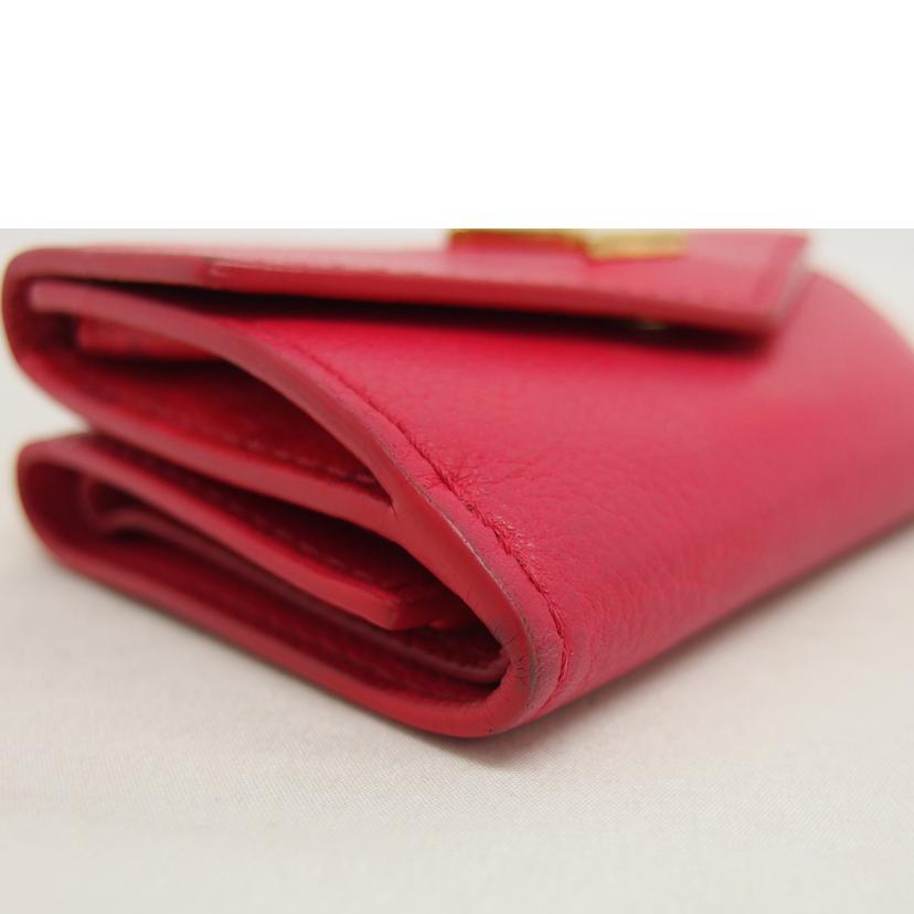 LV ルイ・ヴィトン/ポルトフォイユ ロックミニ/フューシャ/M80087//UB5***/Bランク/04