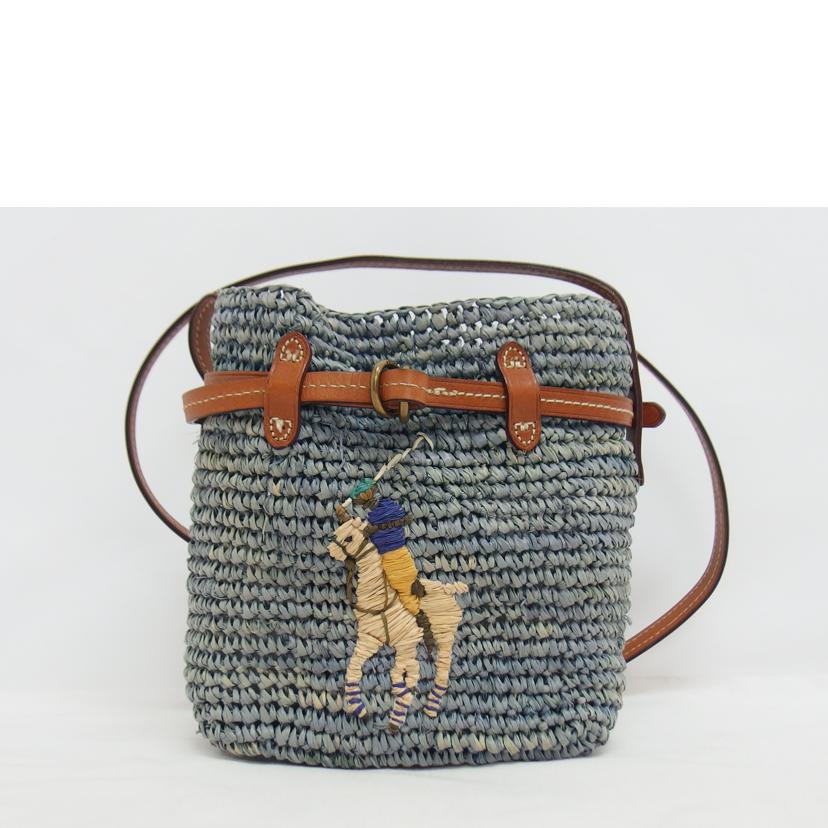 RALPH LAUREN ラルフローレン/ショルダーバッグラフィア/ビッグポニー//Bランク/04