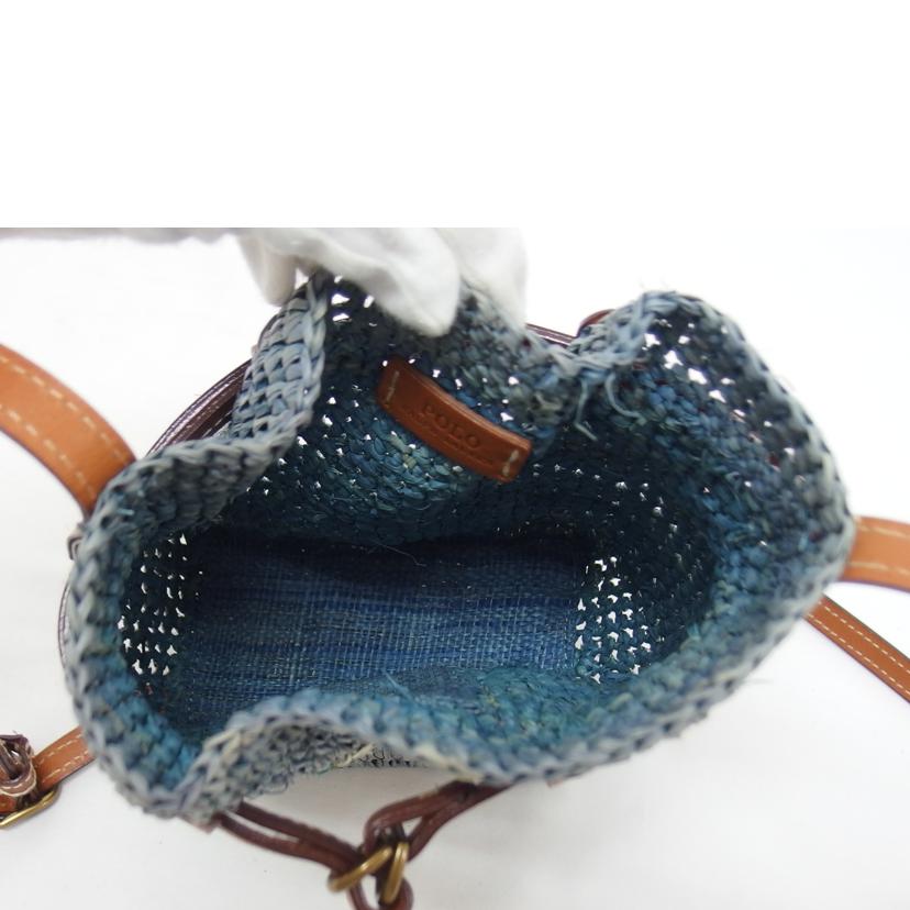 RALPH LAUREN ラルフローレン/ショルダーバッグラフィア/ビッグポニー//Bランク/04