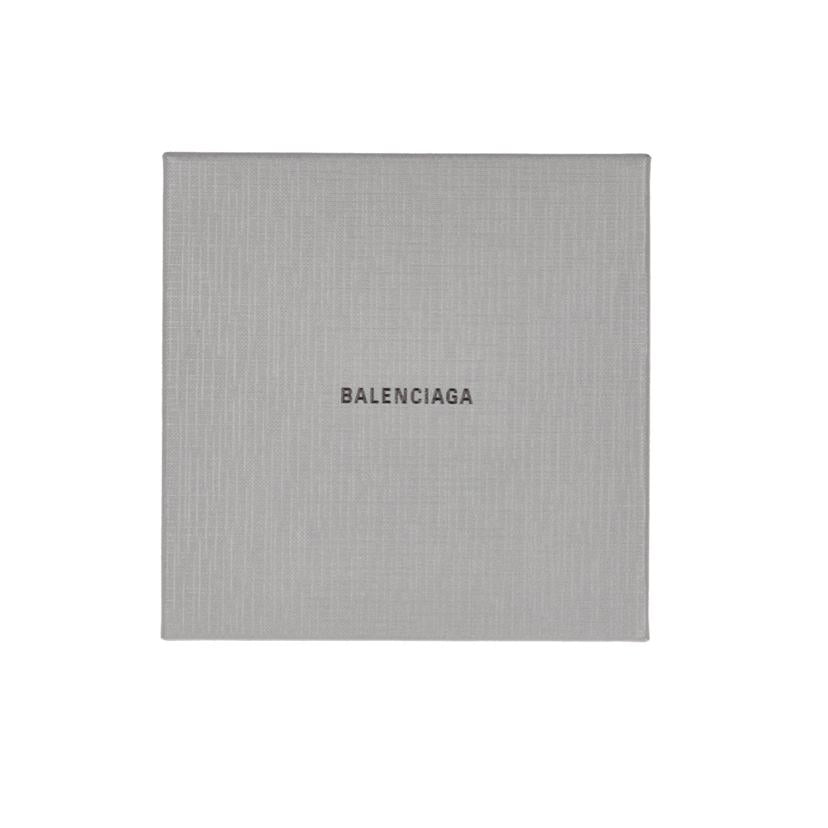 BALENCIAGA バレンシアガ/バレンシアガロゴレザー二つ折り財布/カーキ/594315//ABランク/75