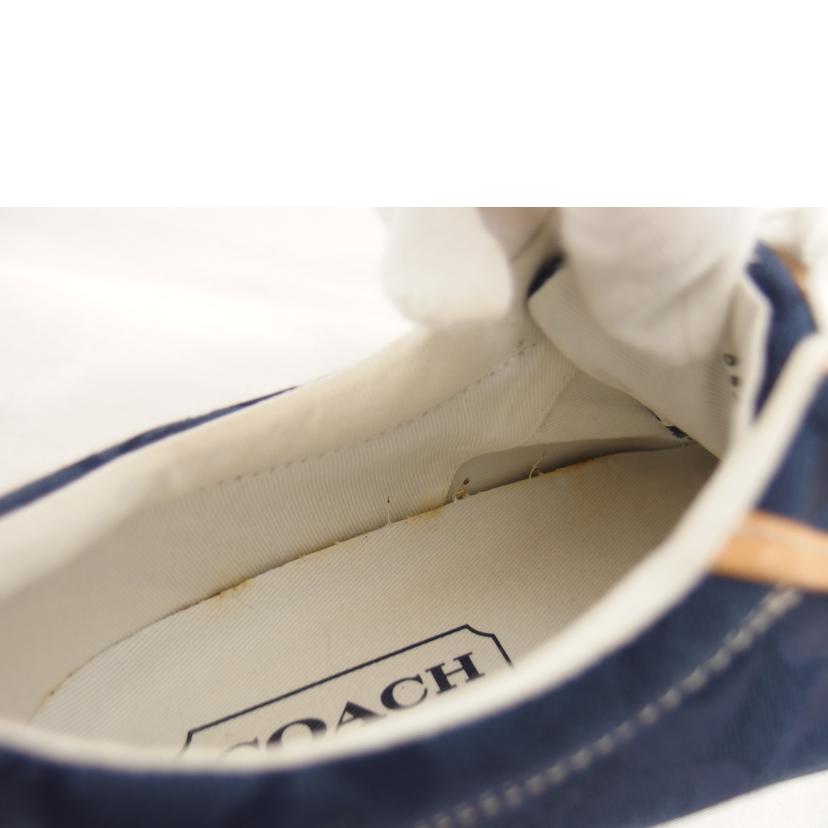 COACH コーチ/ローカットスニーカー/BARRETT/シグネチャー/A1067//F0007/105/Bランク/04